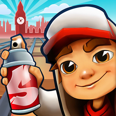 Subway Surfers online spel referentiebeeld